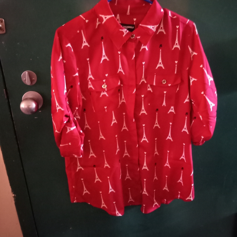 Karl lagerffeld medium blouse